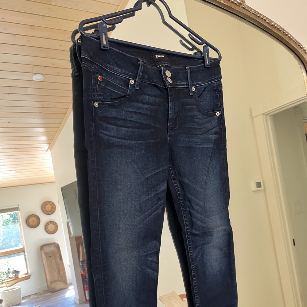 Hudson Jeans Dark Blue Ankle & Cropped